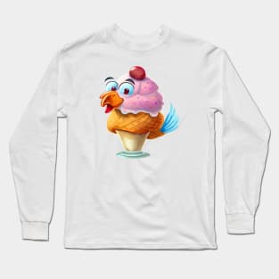 turkey -thanksgiving- ice cream Long Sleeve T-Shirt